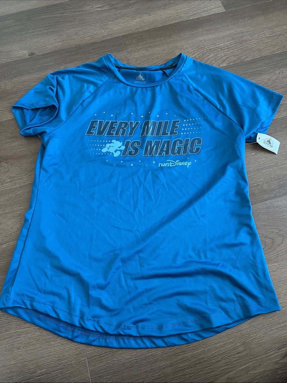 Disney Blue "Every Mile Is Magic" Short Sleeve Tee